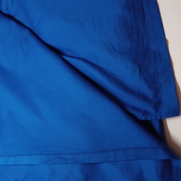 Susan Graver skort blue plus size 2X. Pull on waist and long shorts under - Picture 3 of 9